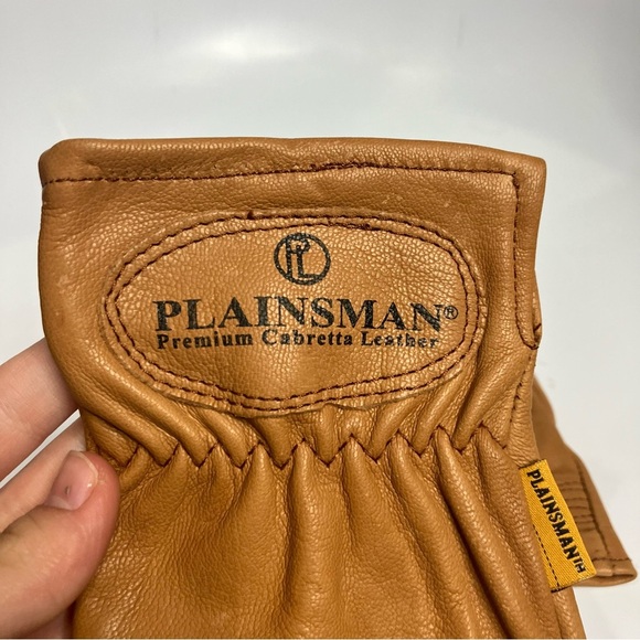 Plainsman premium cabretta leather tan brown leather mens size small work gear - Picture 5 of 6